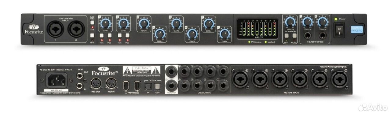 Звуковая карта focusrite saffire pro 40