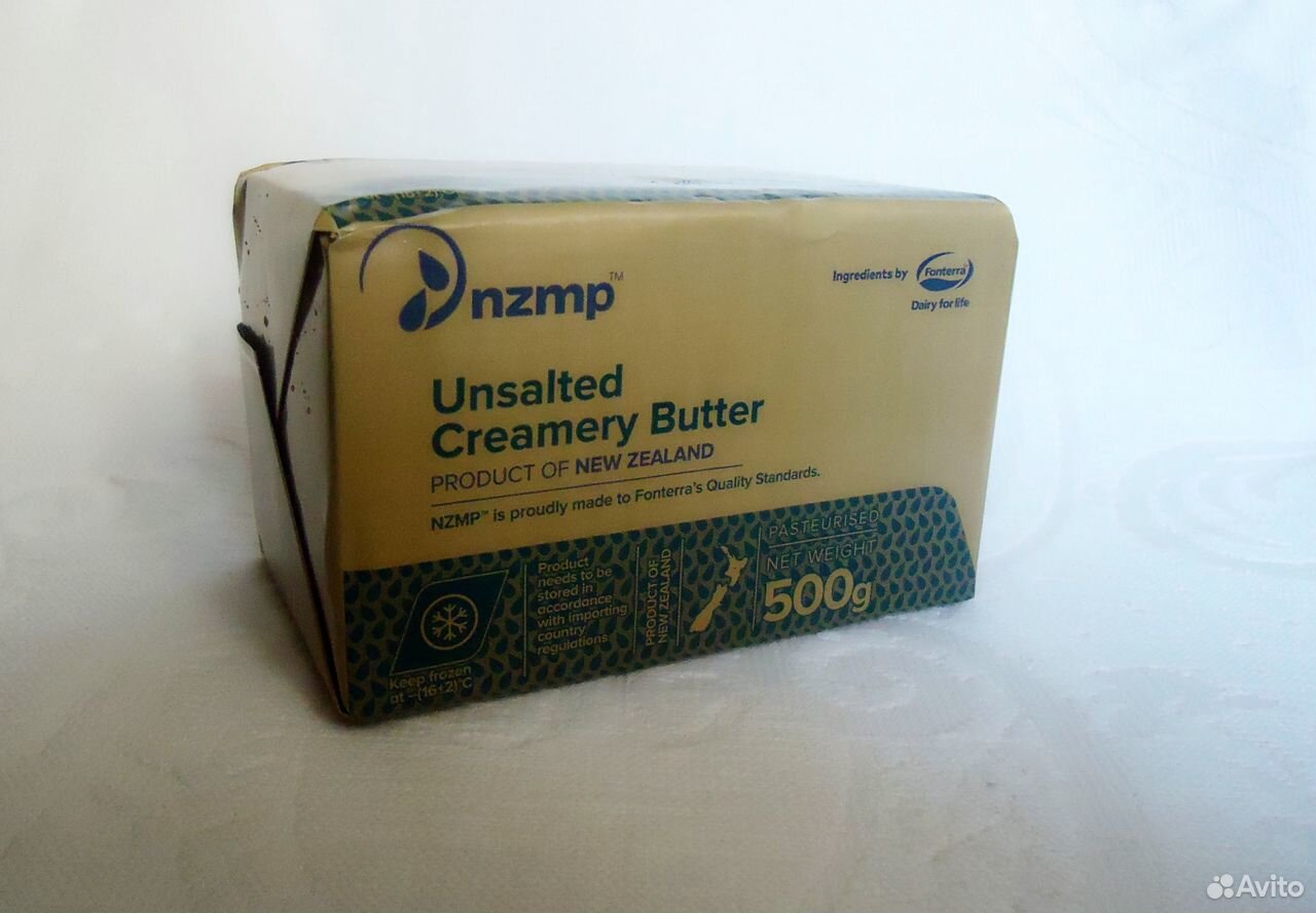 Масло сладко-сливочное 82% NZMP, Fonterra новая Зеландия