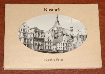 Открытки винтаж гдр-rostock (1971) новые-комплект