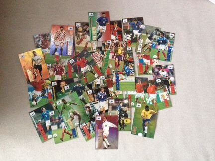 Коллекционные футбольные карточки France 1998