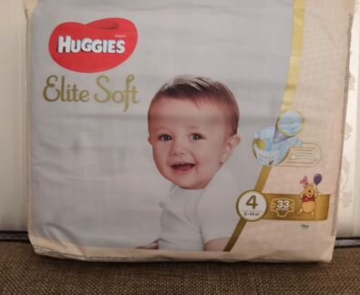 Памперсы Huggies elite soft 4