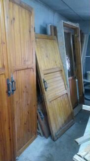 Продаются б/у деревянные двери из дома