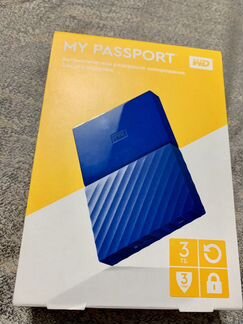 Внешний жесткий диск WD My passport 3 TB, wdbuax00