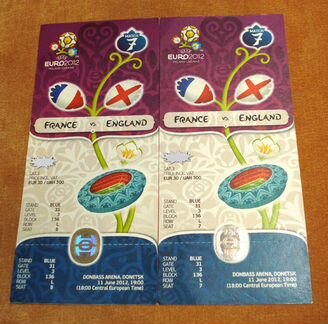 Евро 2012 Билеты Группа D Франция Англия Украина