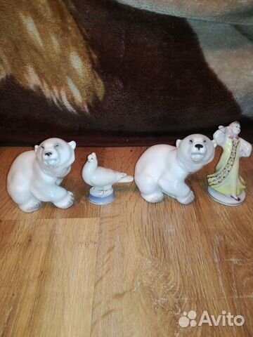 Фарфоровая статуэтка СССР гжель лфз