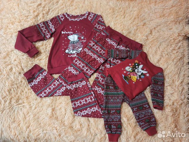 Новогодние пижамы для фотосессии (прокат) для мамы