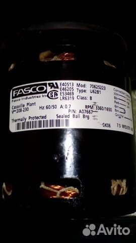 Вентилятор fasco