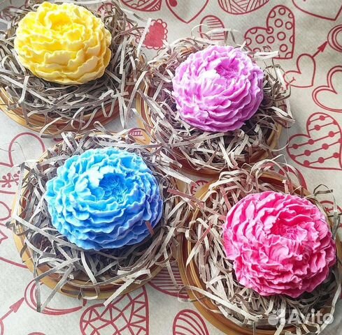 Мыло ручной работы Цветок