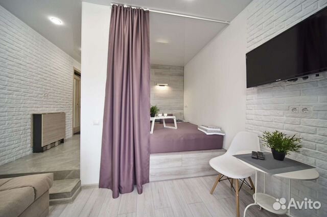 

Квартира-студия, 19 м², 2 кровати