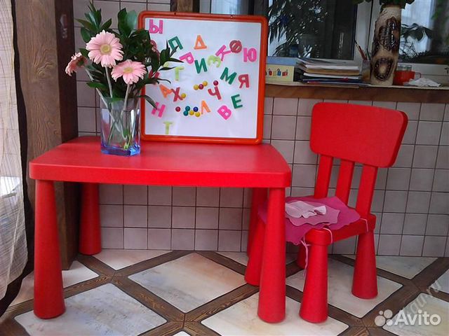 Детский стол и стул Икея новый в упаковке