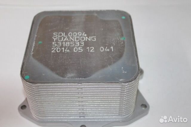 Масляный охладитель теплообменник дв.Cummins 3302