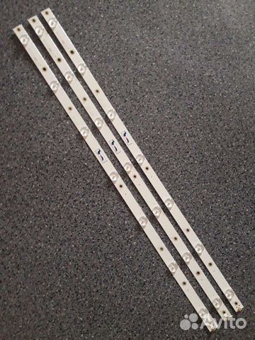 LED подсветка к LG32LJ594U-ZA 3 линейки 7Led 615mm
