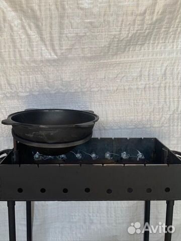 Мангал с кольцом под казан