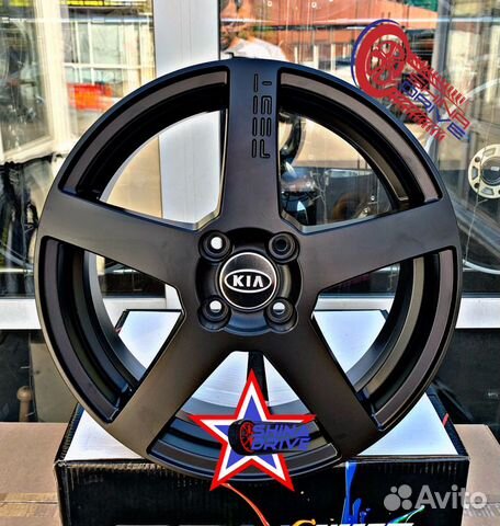 Диски Kia Rio R16 4x100 Black Matt
