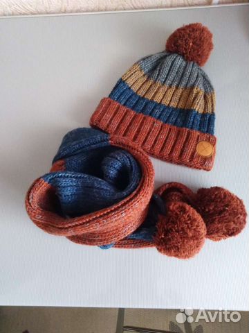 Комплект шапка и шарф