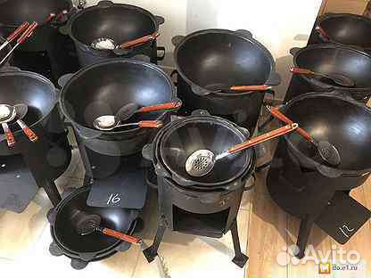 Казан чугунный 8 литров узбекский Наманган