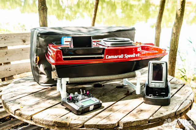 Кораблик,камера,разбрасыватель,25А,эхолот,сумка