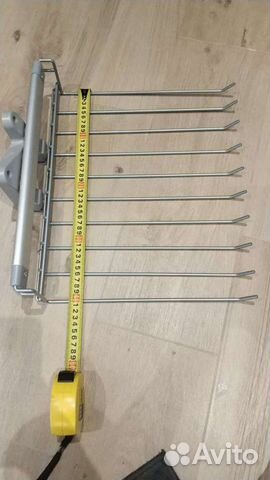 Полновыкатной держатель брюк вешалка