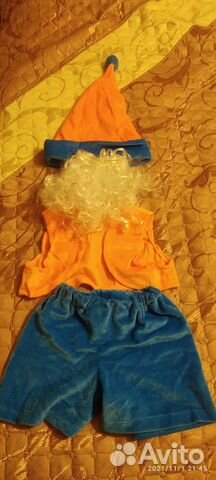 Новогодний костюм для мальчика Гномик