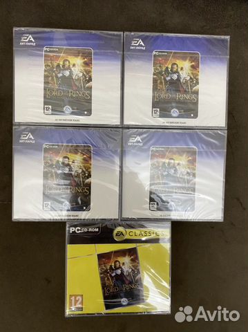 Властелин колец игра 3CD jewel запакованная sealed