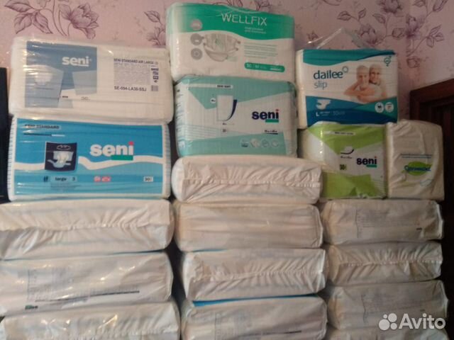 Подгузники.Seni аir Размеры.№ 3.2.1.4.Доставка