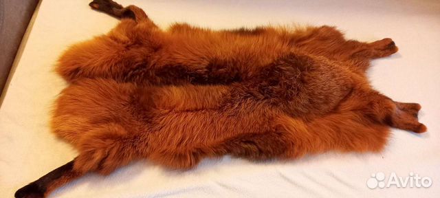 Воротник из меха лисы