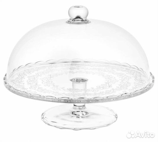 Икеа блюдо с крышкой новое стекло