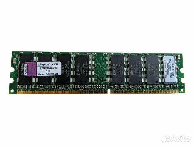 Оперативная память Kingston KVR400X64C3A/1G 1GB