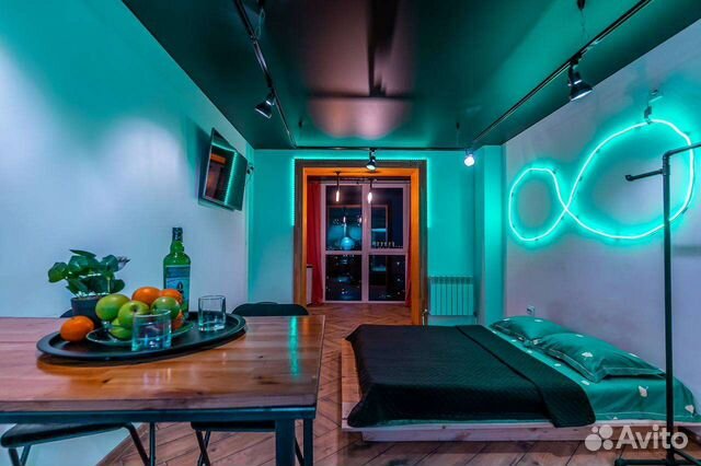 

Квартира-студия, 40 м², 2 кровати