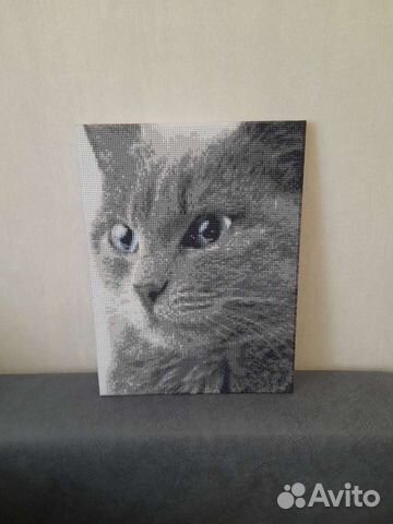 Картина готовая, алмазная мозаика