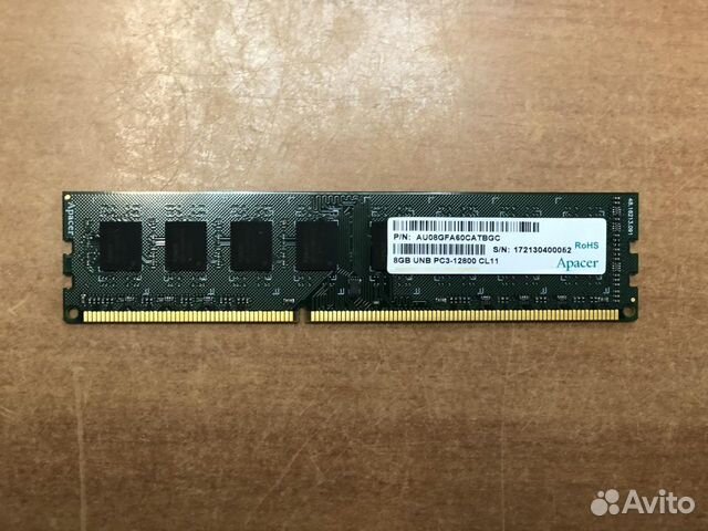Оперативная память DDR3 8Gb 1600MHz Apacer