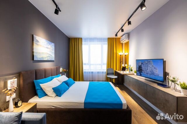 

1-к. квартира, 42 м², 2 кровати