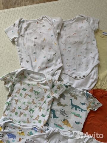 Боди и песочники h&m, next, carters, mothercare, g