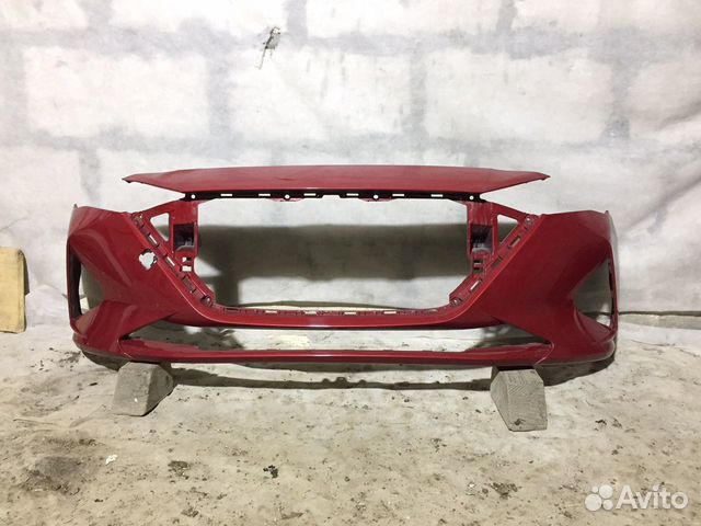 Бампер передний Hyundai Solaris 2 рестайл арт972
