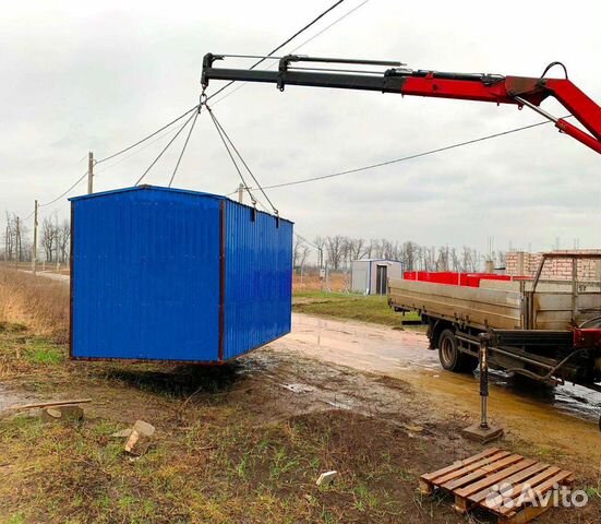 Аренда бытовки и контейнера с перевозкой