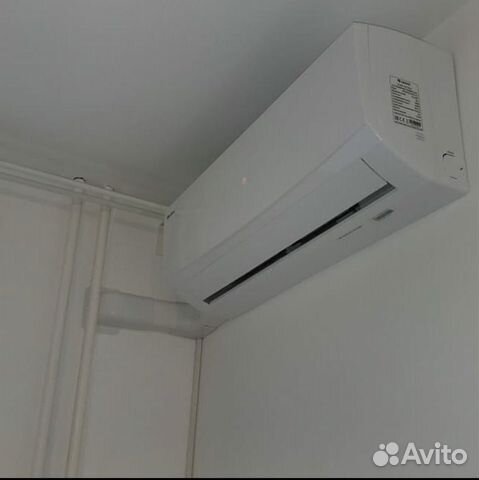 Установка кондиционеров альпинистом