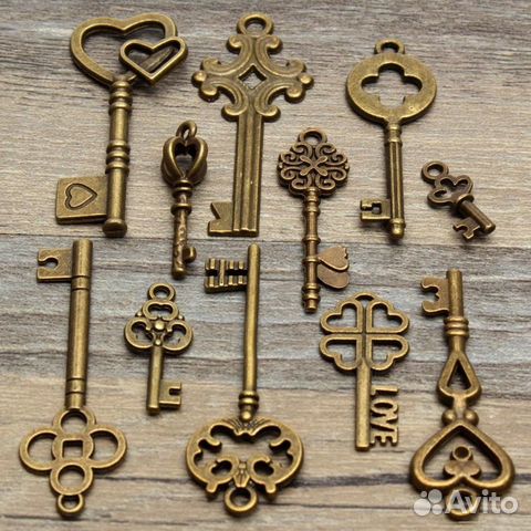 Ключи от дверей древних замков, 4 разных набора