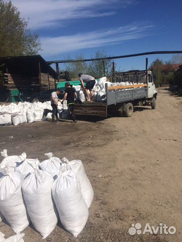 Чернозем торф в мешках