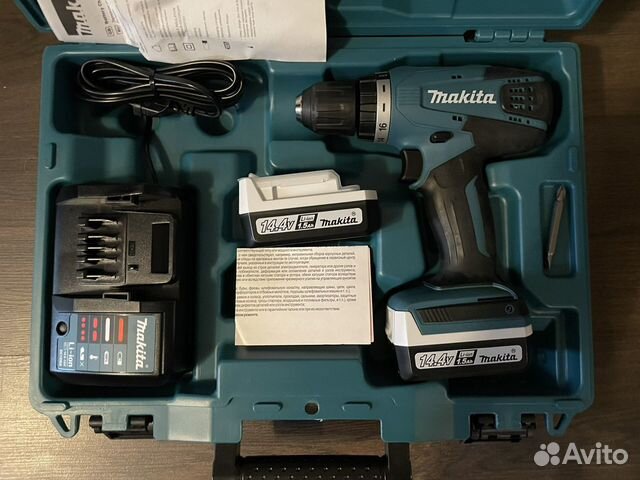 Дрель-шуруповерт Makita DF347DWE