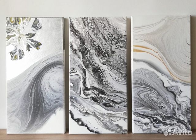 Картина интерьерная абстракция холст