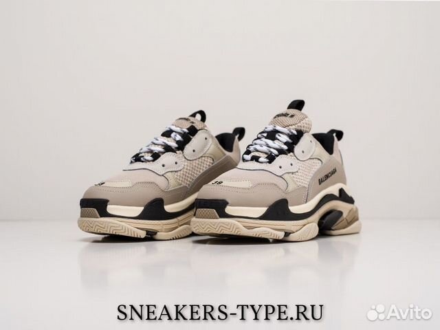 Кроссовки Balenciaga Triple-S Beige (36-40)