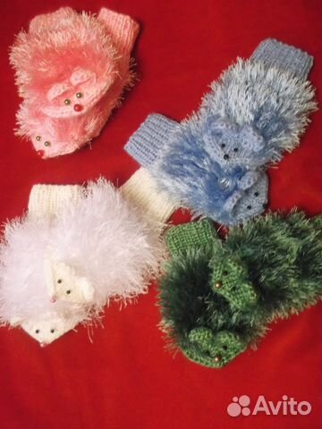 Варежки-ёжики(мышки)
