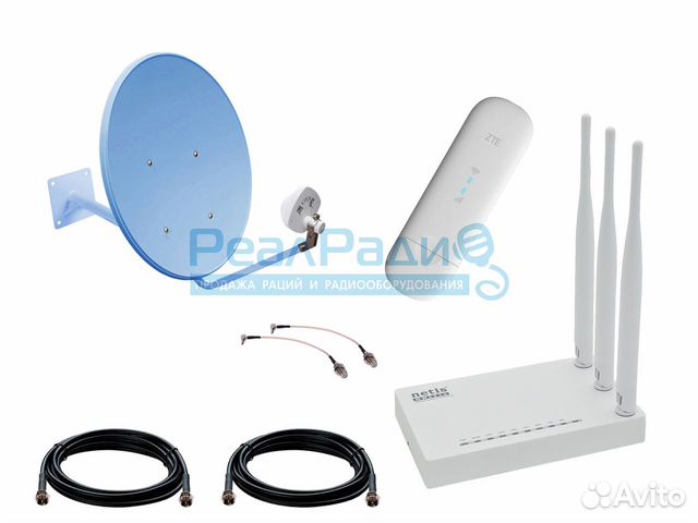 Модем 3G/4G + Wi-Fi + тарелка (+безлимит)