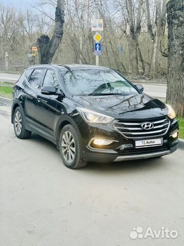 Hyundai Santa Fe 2.2 AT, 2017, 100 000 км