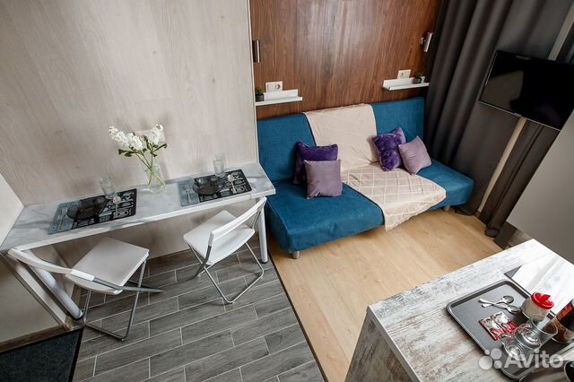 

Квартира-студия, 14 м², 1 кровать
