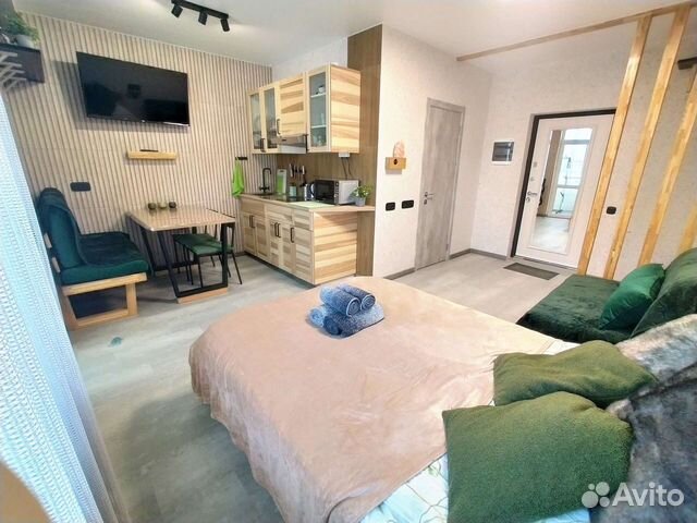 

Квартира-студия, 30 м², 2 кровати