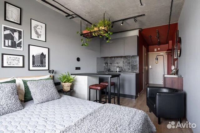 

Квартира-студия, 20,4 м², 1 кровать