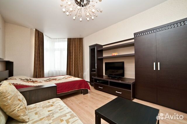 

1-к. квартира, 38 м², 2 кровати