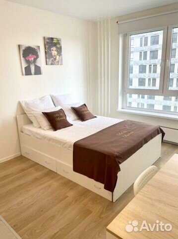 

Квартира-студия, 30 м², 1 кровать