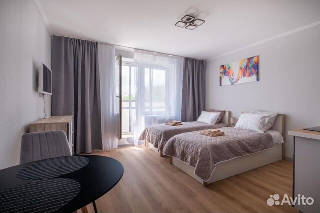 

Квартира-студия, 28 м², 2 кровати